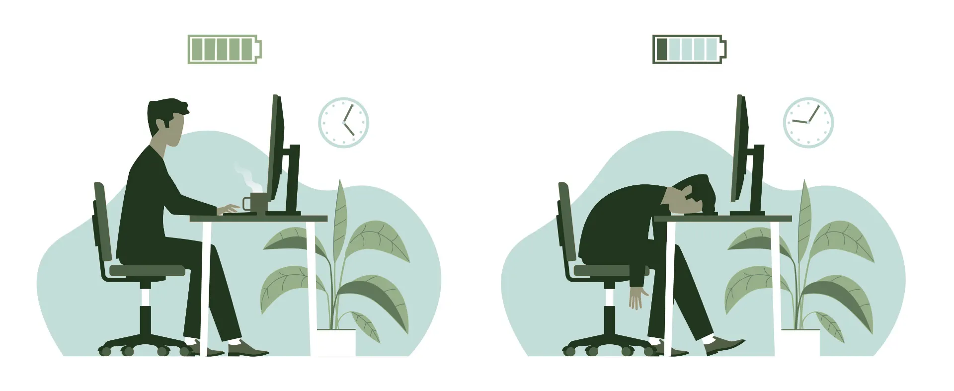 Cbd Burnout Vector